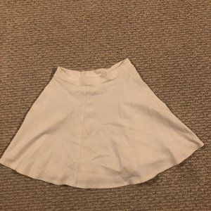 White Circle Skirt